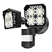 Upgraded SANSI LED Security Motion Sensor Outdoor Lights, 36W (250W Incandescent Equivalent) 3600lm, 5000K Daylight, Dusk to Dawn Waterproof Flood Light, ETL Listed, Black