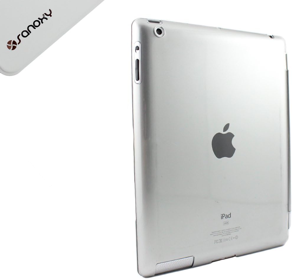 SANOXY Smart Cover Compatible Slim Back Case for Apple iPad 2/3/4