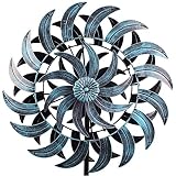 VEWOGARDEN 72.5 * 15 Inches Metal Kinetic Wind Spinner, Large Double Windmill Spinner - Yard Art Spi