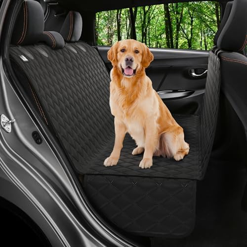 Dog Car Seat Cover for Back Seat, Waterproof Hammock for Car, SUV...