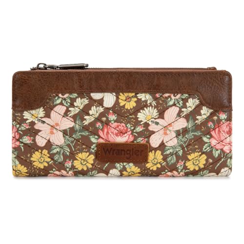 Image of X Wrangler Floral Wallet Womens Bifold Credit Card Holder Clutch