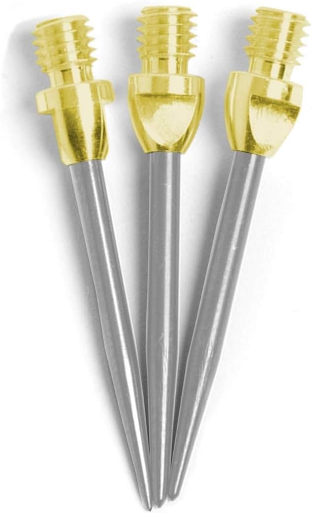6 Stück Austauschbare Dart-Stahlspitzen – 37 Mm, Flacher Kopf, Für Steel-Darts