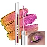 Multichrome Liquid Eyeshadow, Chameleon Metallic Purple Pink Color Shifting, Holographic Gel Eye Sha