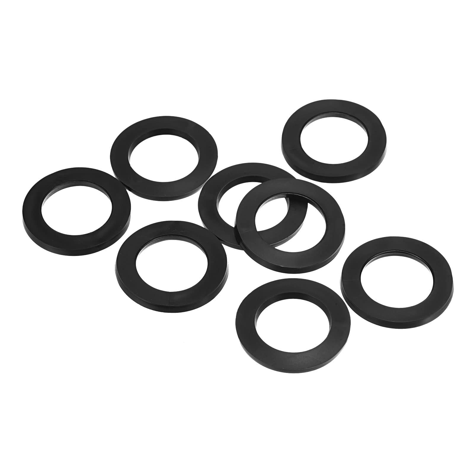 ROWORKX Rubber Flat Washers 30mm OD 20mm ID 2.5mm Thick for Plumbing 8Pcs