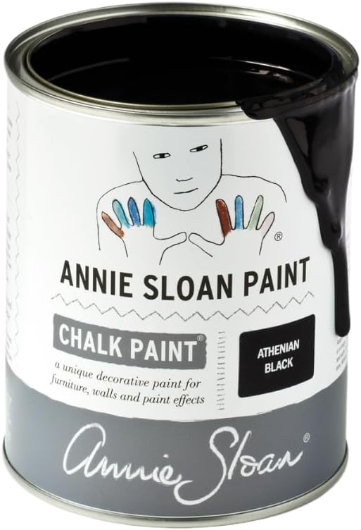 Annie Sloan Chalk Paint 1 litre (Athenian Black)