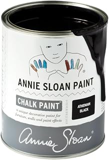 Chalk Paint® (Athenian Black, 1 Litre/33.8 Fl Oz) a unique decorative paint for furniture, cabinets and home décor with no sanding or priming
