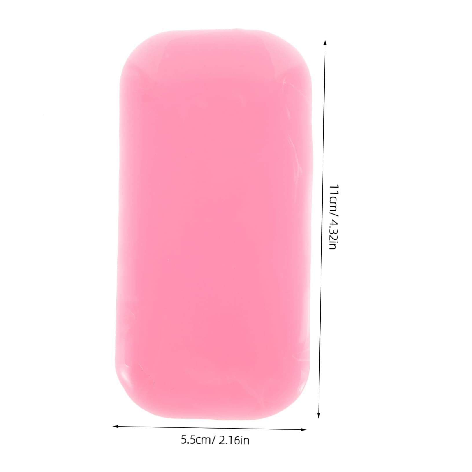 FOMIYES Silicone Lash Pads 4pcs Lash Extensions Jel Pads for Beginners Beauticians Easy to Carry