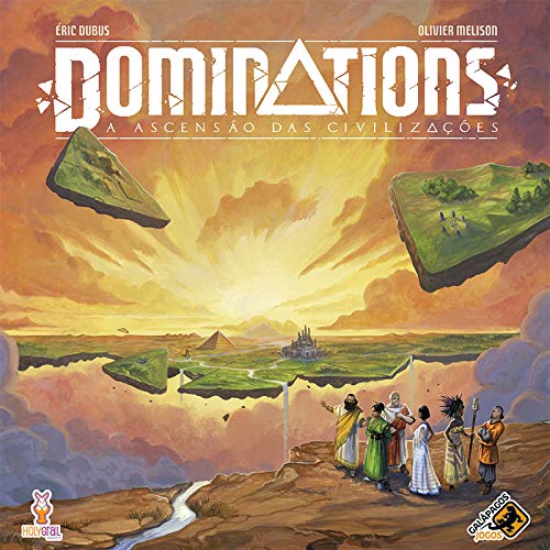 Galápagos, Dominations: A Ascensão das Civilizações, Jogo de Tabuleiro Competitivo, 2-4 jogadores, +