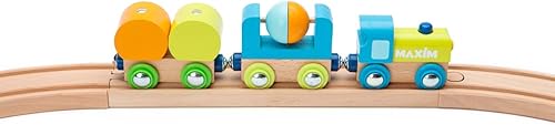 Miniatura 2 de Juego de tren de madera de 3 piezas, tren junior para juego imaginativo, juego de tren magnético, compatible con las principales marcas de