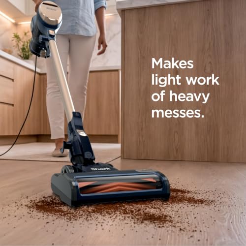Image of Shark Rocket Turbo Corded Stick Vacuum, Self-Cleaning, Navy, TV301
