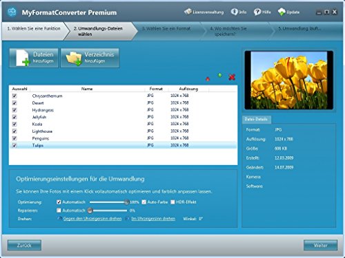 All in One Converter Premium - Video - Audio - Foto - Umwandlung, Bearbeitung, Konvertierung für Windows 11 / 10 / 8.1 / 7 - Image 6