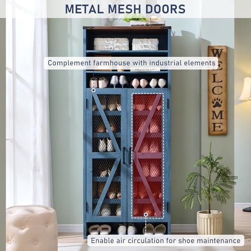 farmhouse shoe cabinet interior adjustable shelves