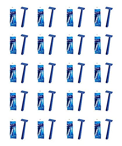 Super Max Men's Disposable Razors Twin Blade Shavers Bulk Wholesale (10pk x 36= 360 Razors)