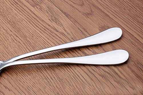 Goeielewe 2-Pack Soup Slotted Serving Spoon 7.7-Inch Stainless Steel Colander Spoon For Buffet thumb #2