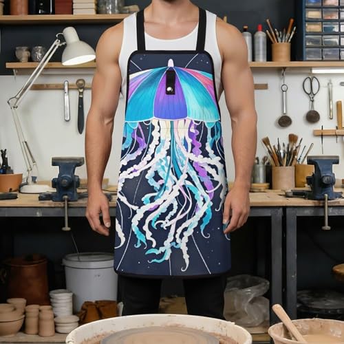 Delantal con diseño medusa para hombres y mujeres miniatura 4