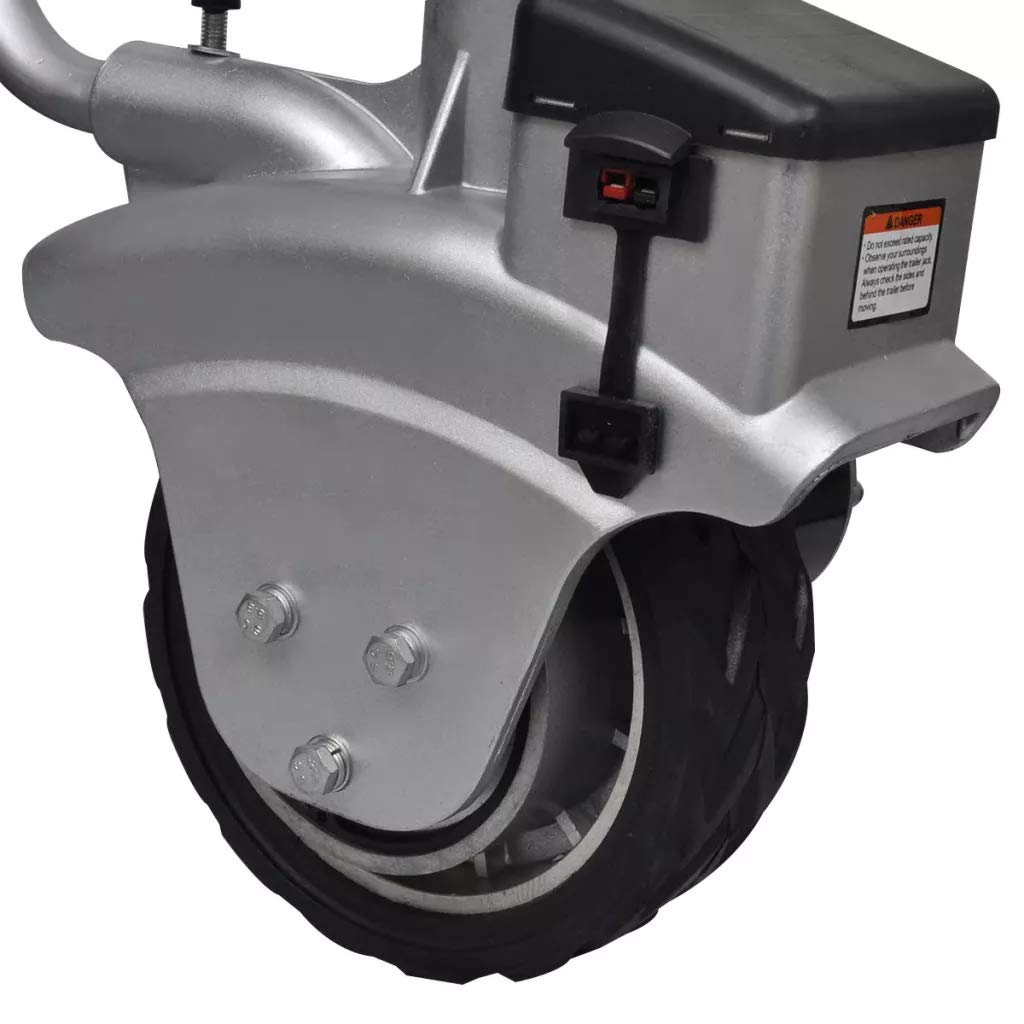 12V 350W Heavy Duty Utility Aluminium Motorised Jockey Wheel Trailer