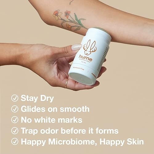 Hume Supernatural Natural Deodorant Aluminum Free For Women & Men, Natural Ingredients, Probiotic, Plant Based, Baking Soda Free, Aloe, & Cactus Flower, Anti Sweat, Stain & Odor - (Out West - 1 Pack) #TOP2