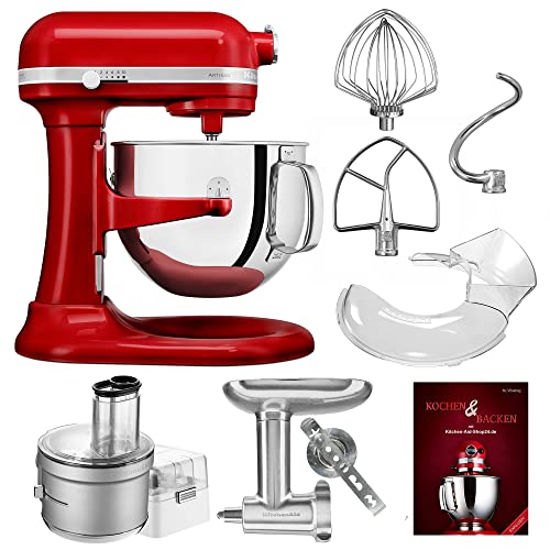 KitchenAid Küchenmaschine - P36 Food Processor Set Spezial 6,9 L (M) - 5KSM7580XEER inkl. Food Processor Vorsatz…