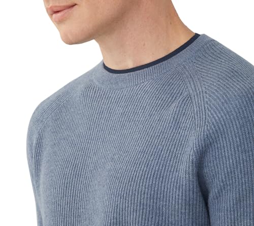 Hackett London Micro Rib Crew pull d'exception au design texturé unique - 2
