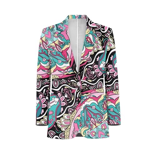 TODIYADDU Blazer Jackets for Women Casual Long Sleeve Lapel Collar Elegant Work Office Jacket Open Front Cardigan Outwear2