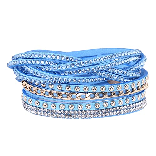 Bracelet enveloppant en cuir pour sublimer vos tenues de soirée