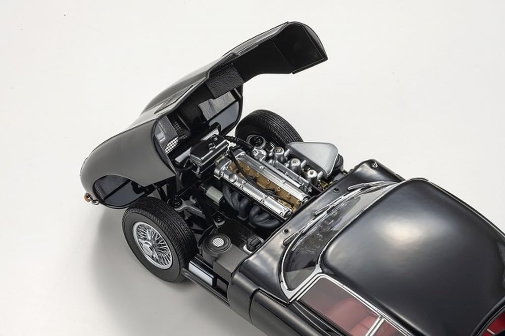 E-TYPE ブラック 1/18スケールモデル Amazon | 京商オリジナル 1/18 ジャガー Eタイプ ブラック 完成