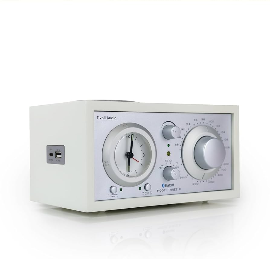 Amazon.com: Tivoli Audio Model Three Bluetooth Clock Radio with
