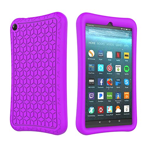 SUPWANT Silicone Kids Case for All-New Kindle Fire 7 2019 - Light Weight