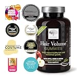 NEW NORDIC Hair Volume Gummies, 2500 mcg Biotin, Daily Hair Vitamins Supplement to Support Hair Skin & Nails, Vegan, 60 Count (Pack of 1) - Image 3