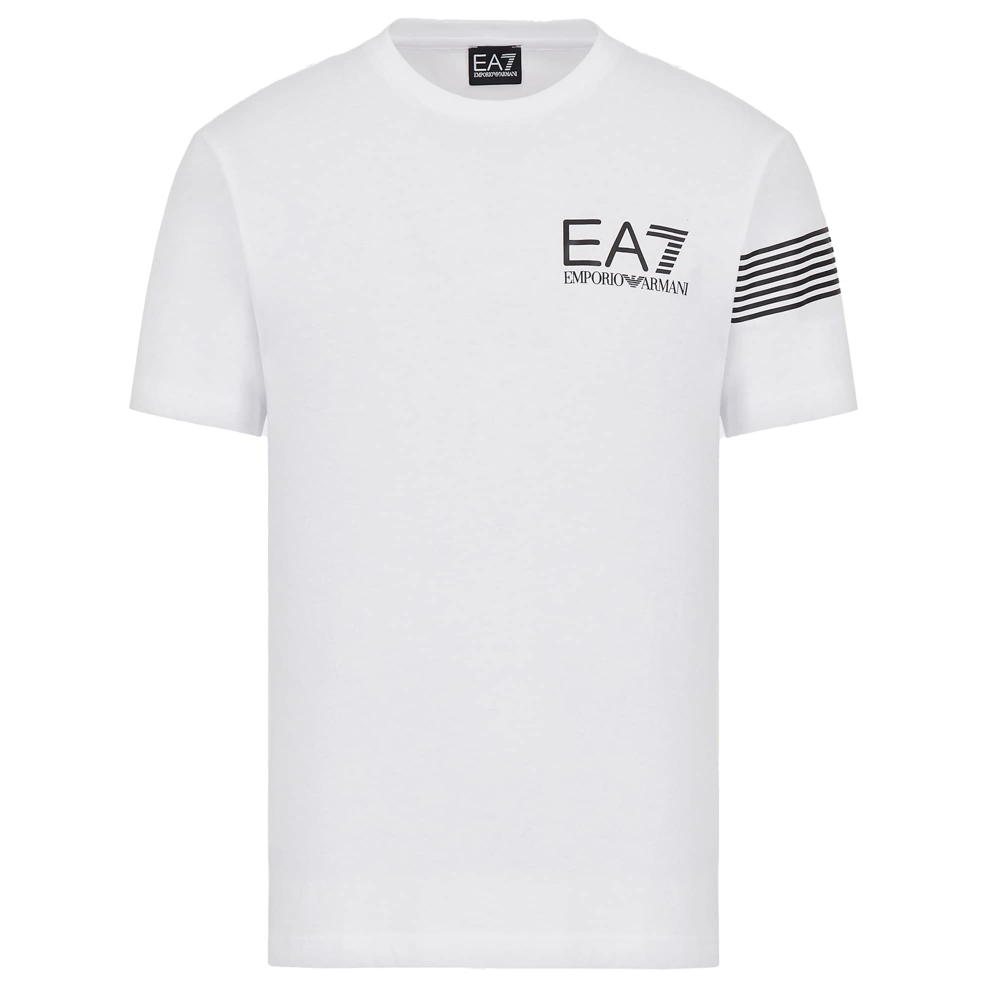 Emporio Armani Maglietta T-Shirt Uomo EA7 6KPT03 PJ3BZ1, Manica Corta, Girocollo, Veste Regolare (Bianco, M)