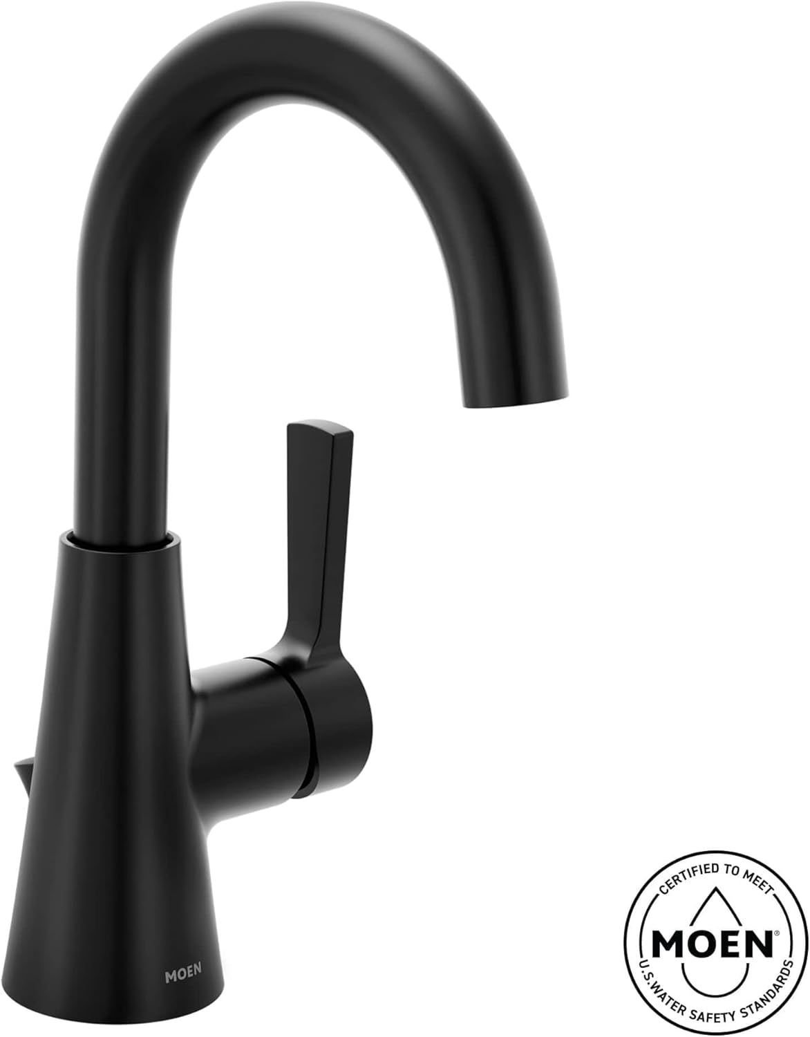 Moen Jase 1.2 GPM Single Hole Bathroom Faucet with Pop-Up Drain Assembly