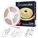 Produktbild LED Strip Warmweiß, 5m Dimmbar LED Streifen mit Speicherfunktion, 300 Helle 3000K 2835 LEDs, Selbstklebende 12v Flexibel LED Lichtleiste für Küchenschrank Schlafzimmer Heim Party Dekor