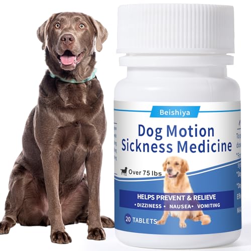 Anti-Motion Sickness Relief for Dogs Over 75 lbs