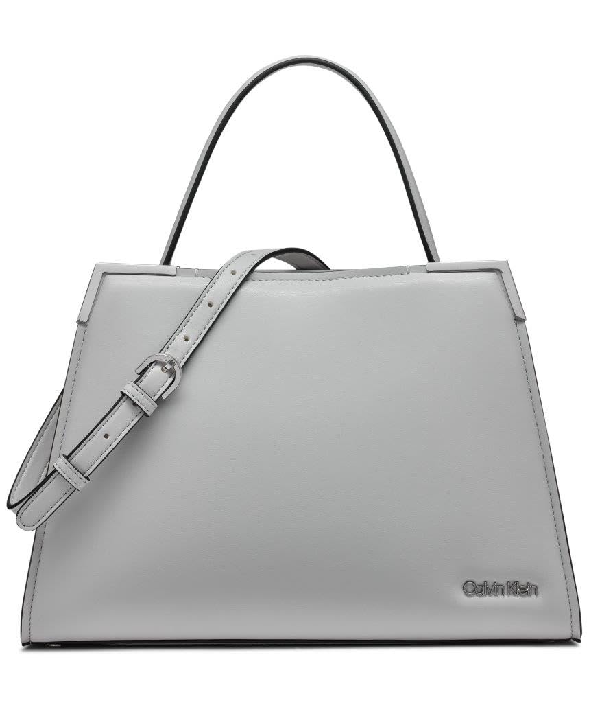 

                                                    Calvin Klein Mica Triple Compartment Satchel, Dove