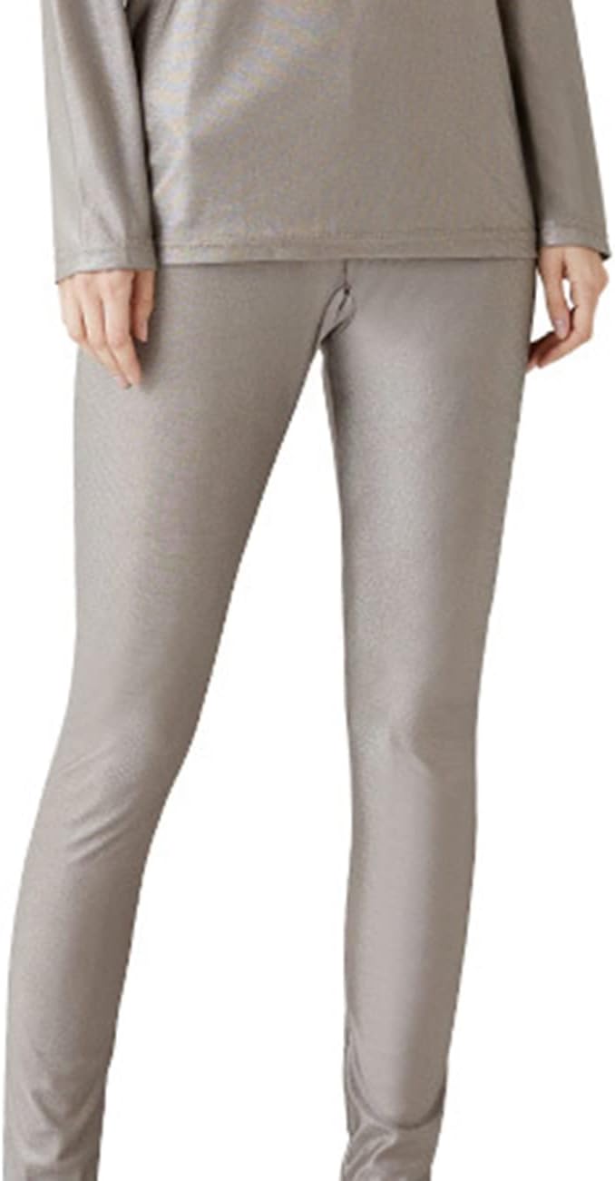 Faraday Clothing Close-Fitting Underwear Maternity Protection Shield Silver Fiber Tanks Sets,Pants,M