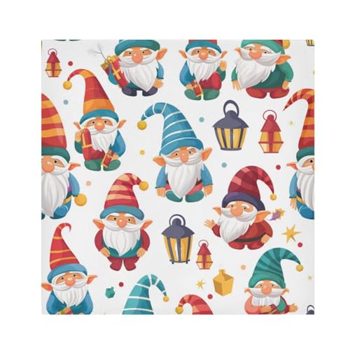 Servilletas de tela multicolor set x6 20x20 pulgadas miniatura 1