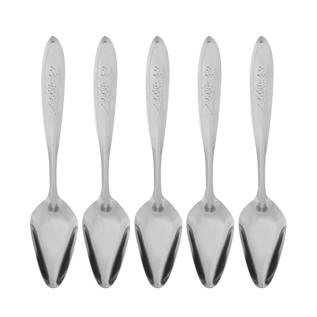 5pcs Cuchara de Acero Inoxidable en Polvo para Leche de Loro para Aves Mascotas Que Alimentan Cucharas