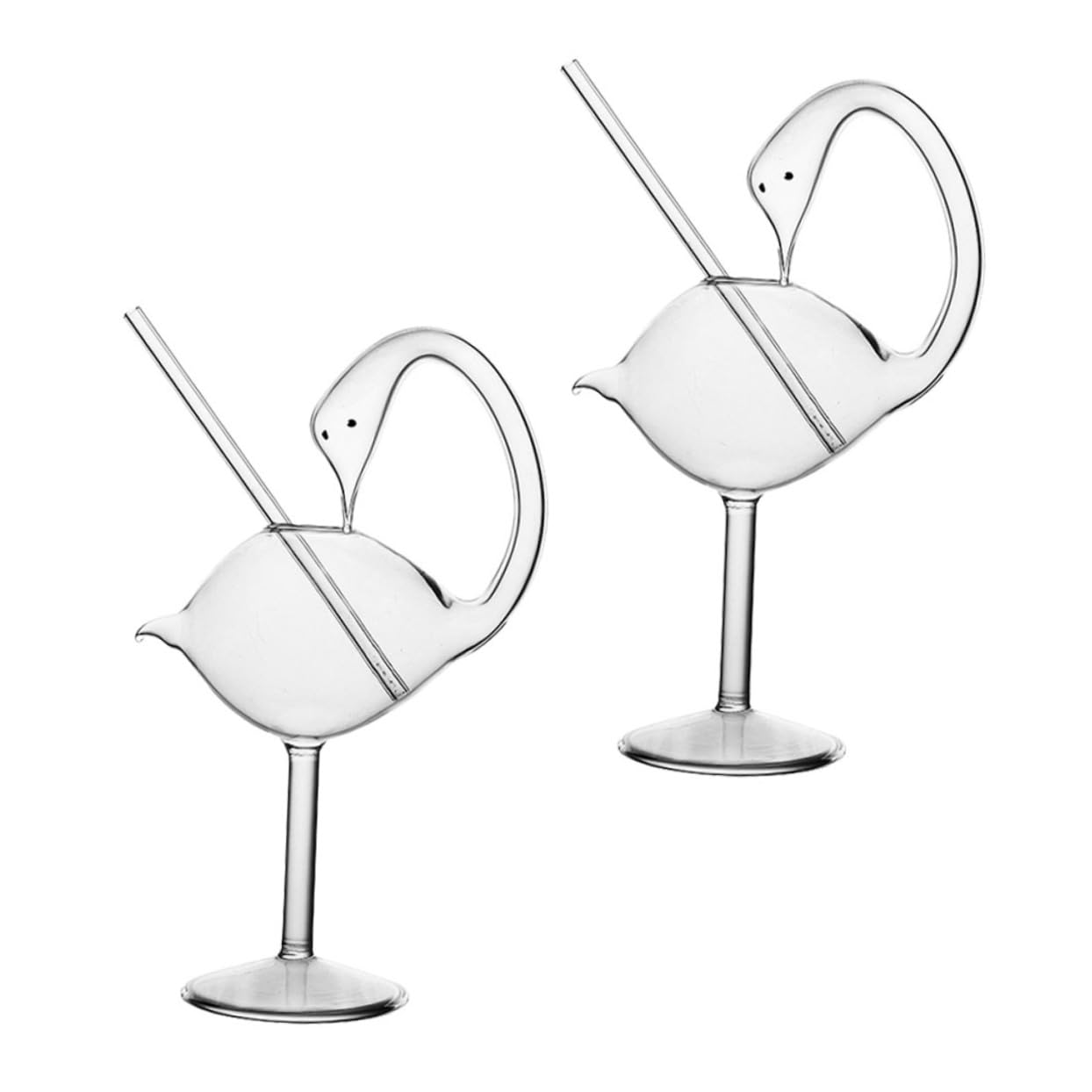 Verres à cocktail cygne pour pimenter vos soirées entre amis au bar