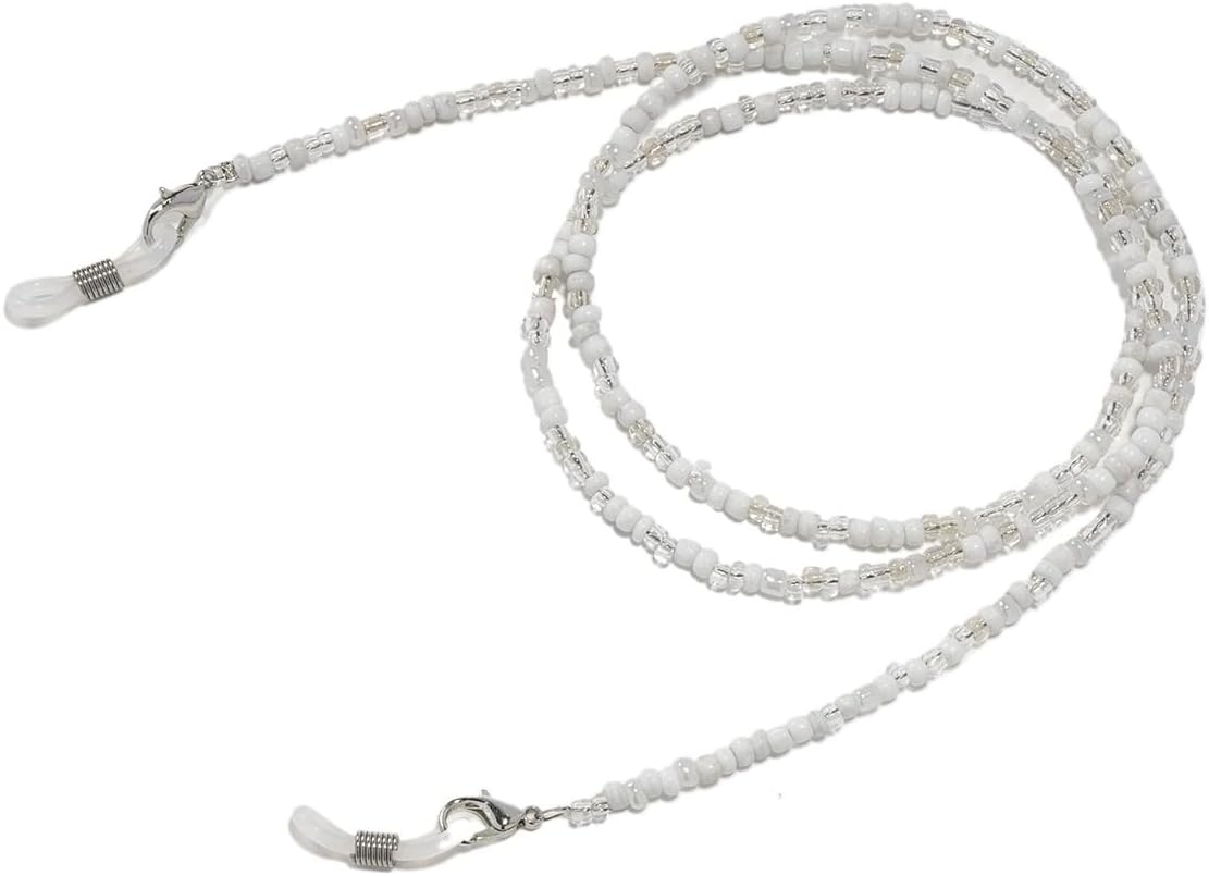 Colorful Light Beads Eyeglass Chains Acrylic Eyewear Lanyard Sunglasses Hanging Neck
