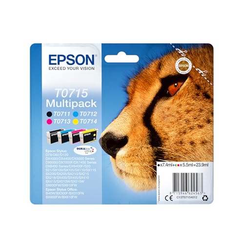 EPSON Cartouche dencre T0712 Cyan Guépard C13T07124012 - vue 8