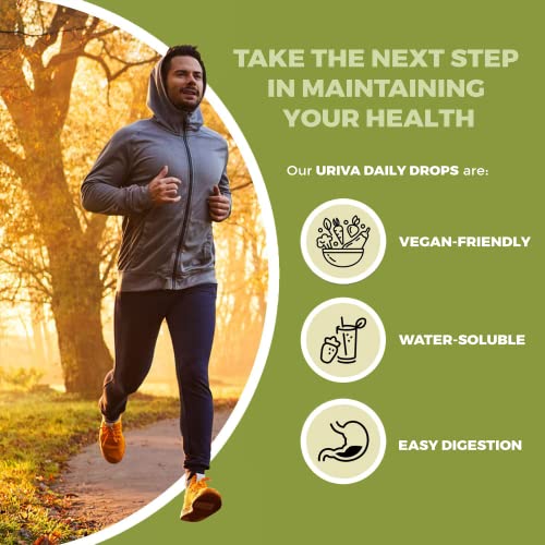 Go Nutrients Uriva - Uric Acid Support Supplement, Gluten Free, Liquid Drops 60 Ml (2.0 Oz) #TOP7