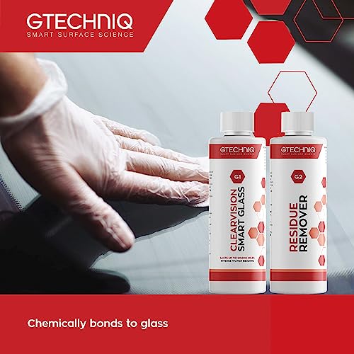 Image of Gtechniq G1 Smart Glass Water Repellent Spray 3.4 fl oz | Glass Coating Repels Rain and Dirt, Improves Visibility, Long-Lasting Clear Protection