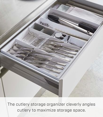 Range-couverts extensible YAMAZAKI TOWER 5415 organisateur tiroir