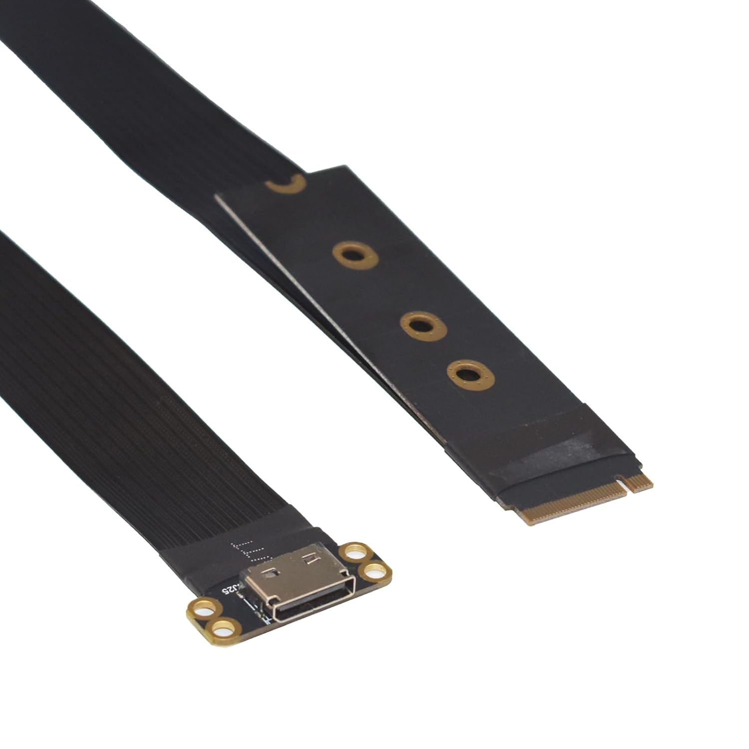M.2 to Oculink Adapter, M2 PCIe 4.0 to SFF-8612 SFF-8611 Extension Cable for eGPU, NVMe SSD (0.49 ft, 15cm)
