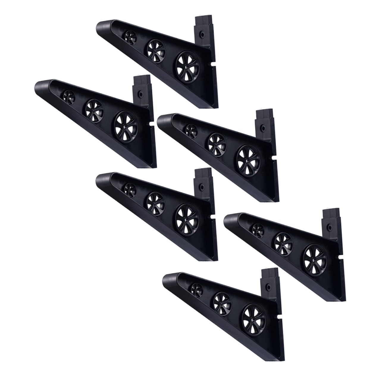 SUPVOX Wall Mount Rack Multi Wall Display for Skates/Snowboards/Tools (pp Plastic)