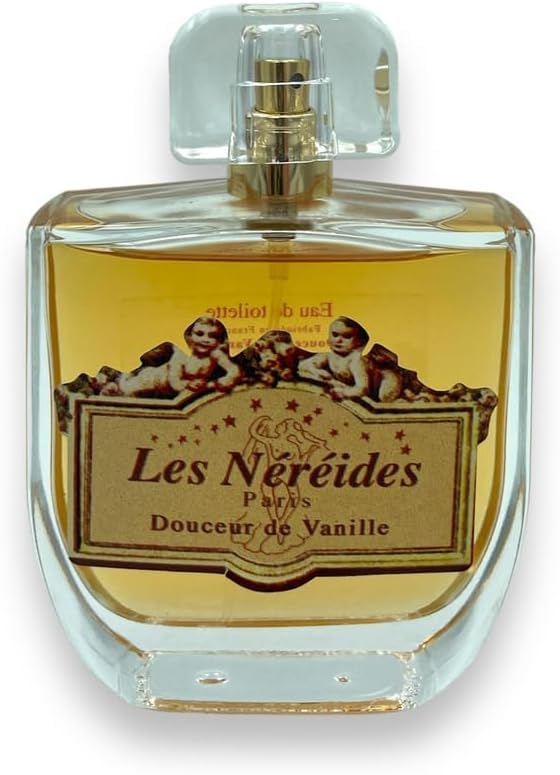 Les Néréides Paris Douceur de Vanille Eau de Toilette Unisex, Profumo con Rosa Bianca e Vaniglia Bourbon, Spray 100ml