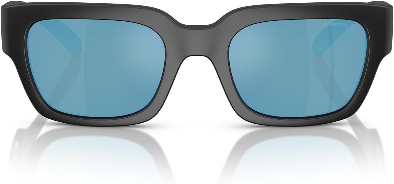 ARNETTE Man Sunglasses Transparent Ice Frame, Dark Violet Lenses, 49MM