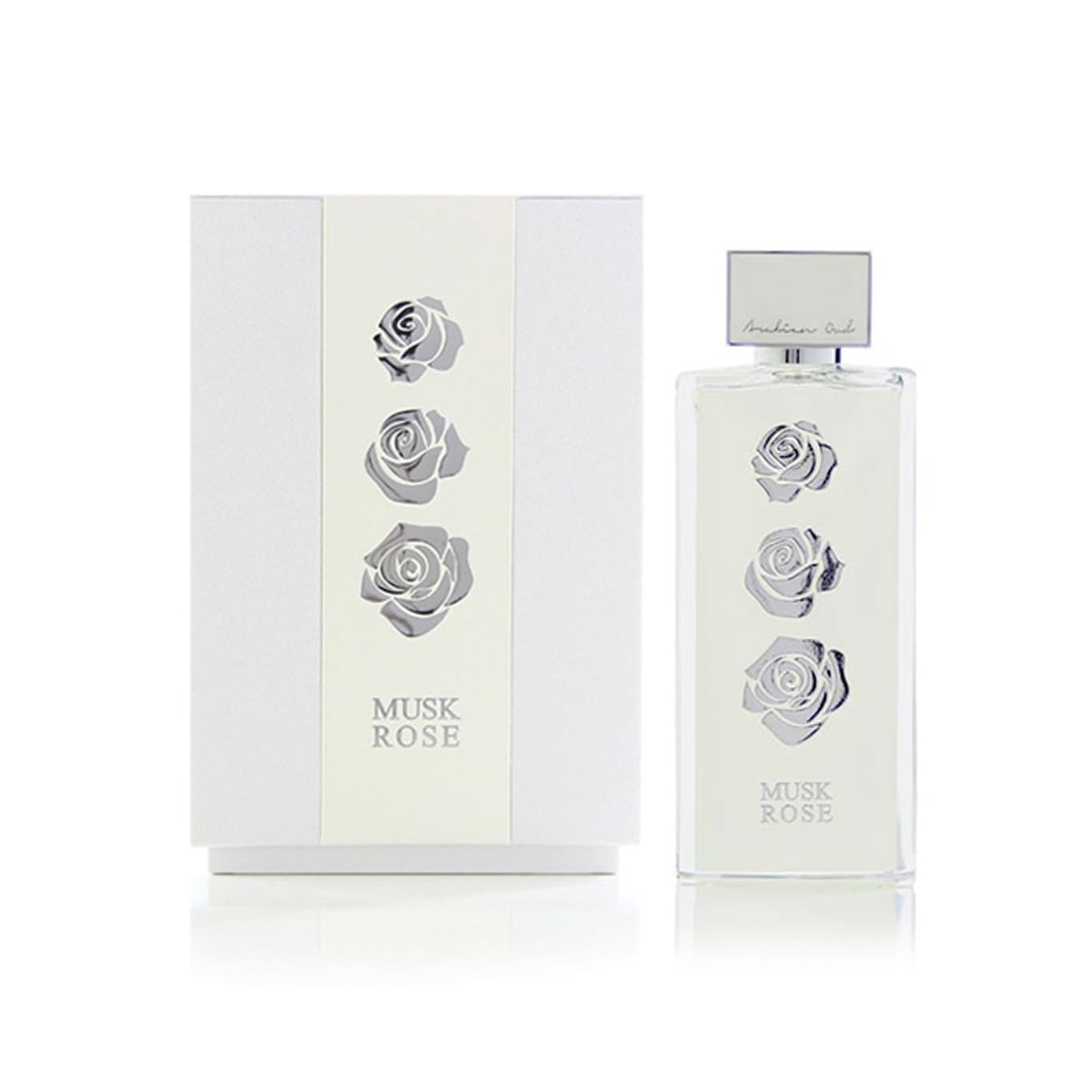 Arabian Oud MUSK ROSE 100 ml | Eau de Parfum Unisex | Fruchtige Noten, Rose und Moschus | Blumiger und moschusartiger Duft.