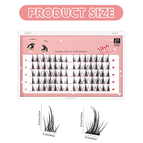 Ciglia Finte Ciuffetti 70PCCS Extension Ciglia