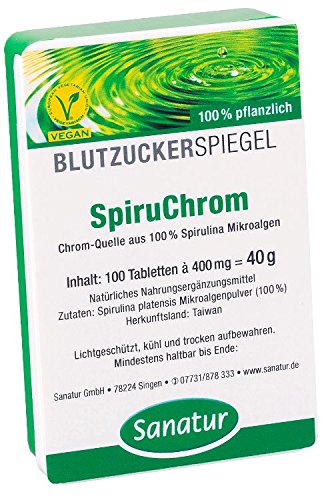 Preisvergleich Produktbild Sanatur SpiruChrom Tabletten hefefrei 100 St